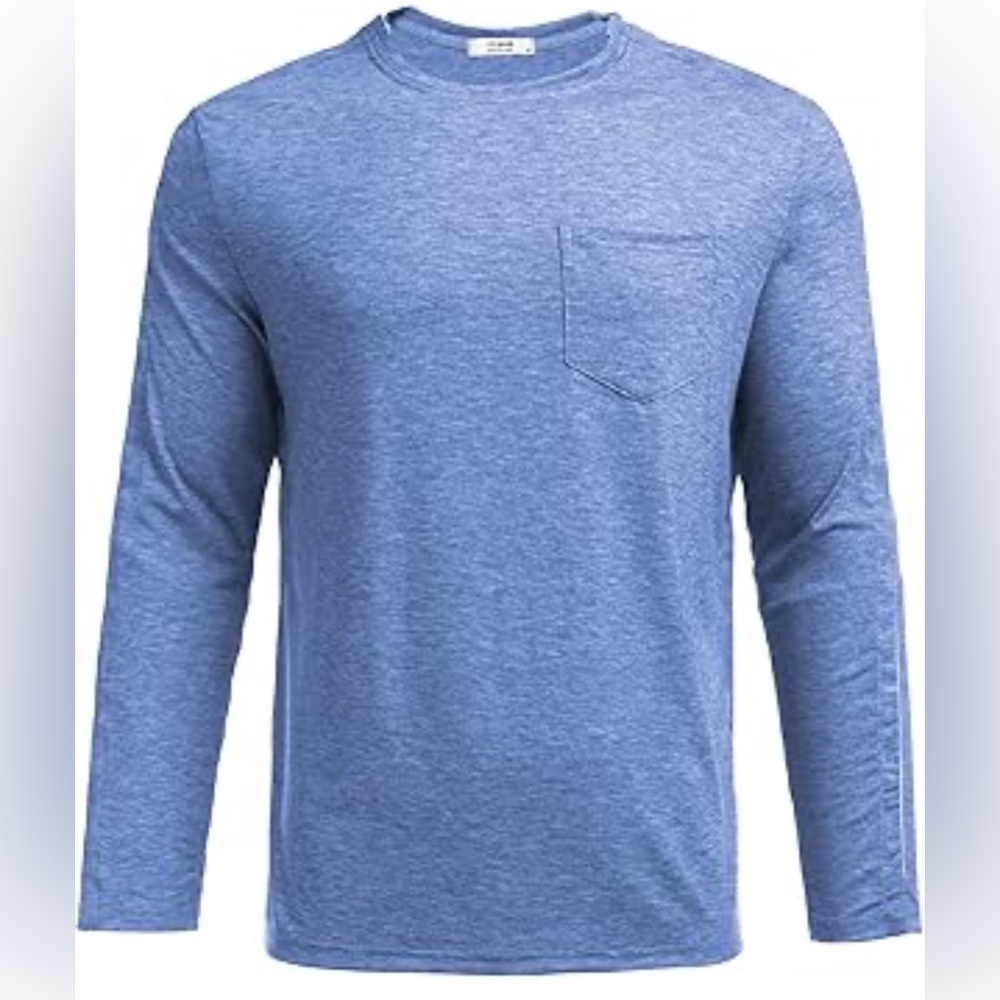 223. XL Mens’s Long Sleeve Blue Tee